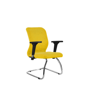 Кресло офисное SU-Mr-4/подл.200/осн.007 желтый в Петрозаводске