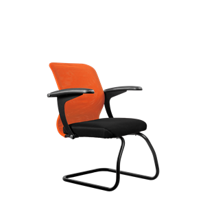 Офисный стул SU-M-4/подл.160/осн.008, Оранжевый/Черный в Петрозаводске