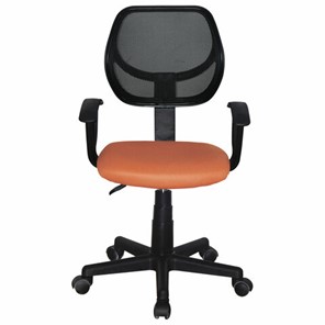 Компьютерное кресло Brabix Flip MG-305 (ткань TW, оранжевое/черное) в Петрозаводске
