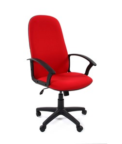 Кресло компьютерное CHAIRMAN 289, ткань, цвет красный в Петрозаводске