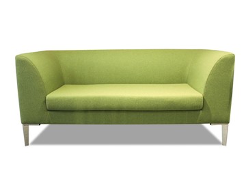 Офисный диван мягкий Сиеста 2-местный, ткань Bahama / фисташковая в Петрозаводске