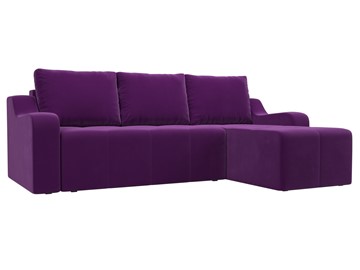 Угловой раскладной диван Элида, Фиолетовый (микровельвет) в Петрозаводске