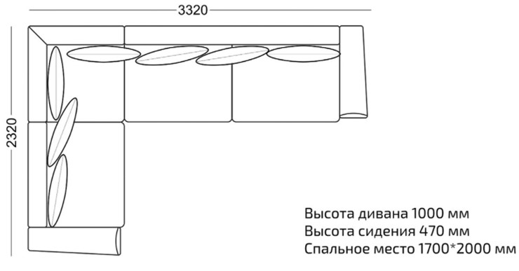 Диван угловой Виктория в Петрозаводске - изображение 2