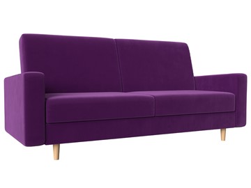 Прямой диван Бонн, Фиолетовый (микровельвет) в Петрозаводске