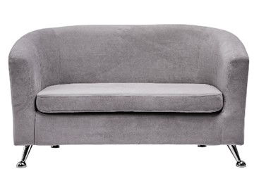Прямой диван Брамс 2Д серый в Петрозаводске