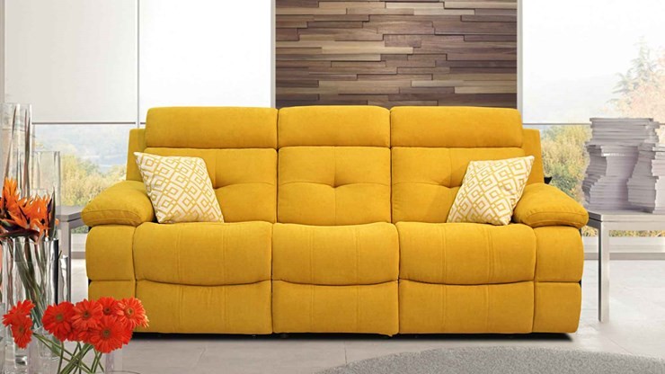 Прямой диван Рокфорд БД, 2 реклайнера в Петрозаводске - изображение 4