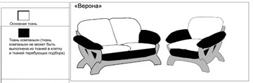 Прямой диван Верона трехместный, миксотойл в Петрозаводске - предосмотр 10