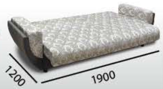 Прямой диван Акварель 2 БД в Петрозаводске - изображение 1