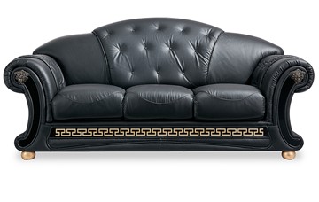 Раскладной диван Versace (3-х местный) black в Петрозаводске