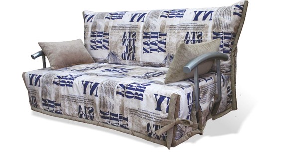 Прямой диван Аккордеон с боковинами, спальное место 1400 в Петрозаводске - изображение