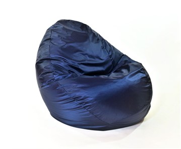 Кресло-мешок Макси, оксфорд, 150х100, черно-синее в Петрозаводске