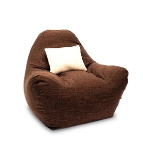 Кресло-мешок КлассМебель Эдем, рогожка орион, коричневый в Петрозаводске