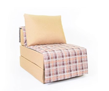 Бескаркасное кресло-кровать Харви, песочный-квадро беж в Петрозаводске