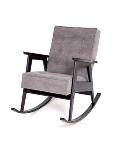 Кресло-качалка Ретро (венге / RS 15 - темно-серый) в Петрозаводске