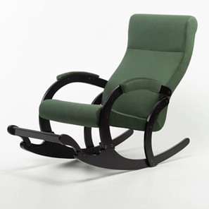 Кресло-качалка в гостиную Марсель, ткань Amigo Green 33-Т-AG в Петрозаводске