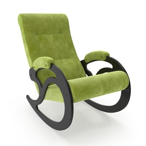 Кресло-качалка Модель 5, Verona 38 Apple Green-велюр в Петрозаводске