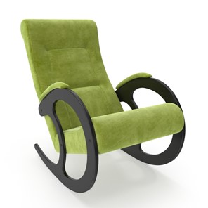 Кресло-качалка Модель 3, Verona 38 Apple Green-велюр в Петрозаводске