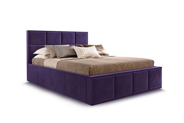 Кровать с основанием Октавия 1400,Мора фиолетовый в Петрозаводске