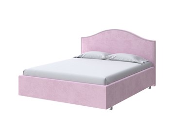Кровать 2-спальная Classic 200х200, Велюр (Teddy Розовый фламинго) в Петрозаводске