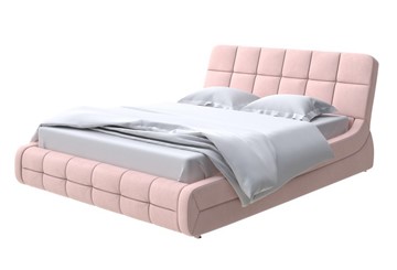 Кровать Corso-6 140x200, Велюр (Ultra Розовый мусс) в Петрозаводске