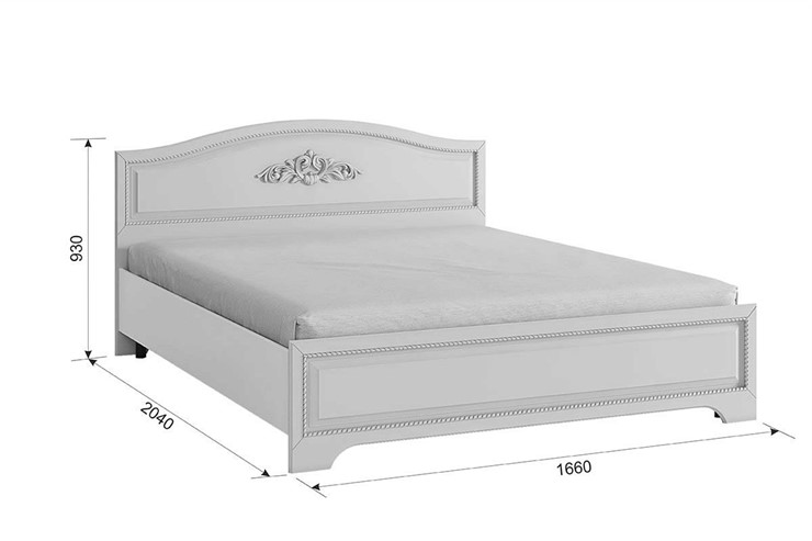 Кровать двуспальная 1.6 (комфорт) Белла (1600х2000) в Петрозаводске - изображение 4