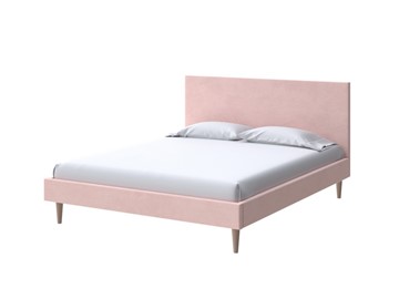 Кровать 1-спальная Claro 90х200, Велюр (Ultra Розовый мусс) в Петрозаводске