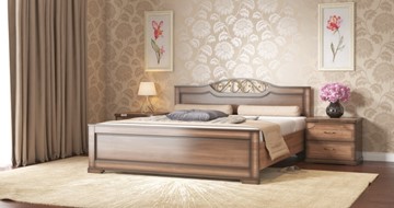 Кровать 2-спальная СВ-Стиль Жасмин 160*190 с основанием в Петрозаводске