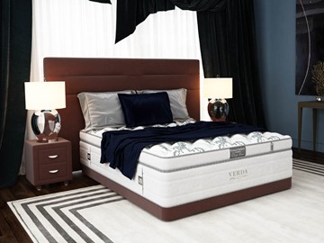 Спальная кровать Modern/Basement 180х200, Флок (Велсофт Спелая слива) в Петрозаводске