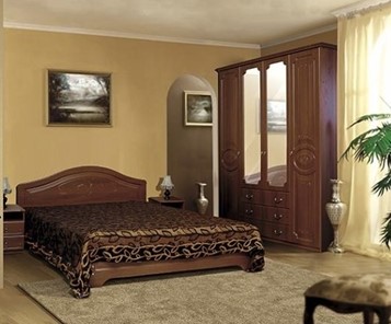 Гарнитур в спальню Ивушка-5, цвет Итальянский орех в Петрозаводске