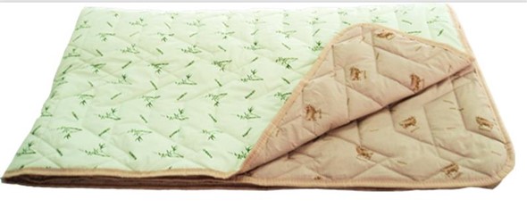 Одеяло «Зима-Лето», ткань: тик, материалы: бамбук/верблюжья шерсть в Петрозаводске - изображение