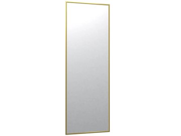 Зеркало навесное в гардероб Сельетта-5 глянец золото (1500х500х9) в Петрозаводске