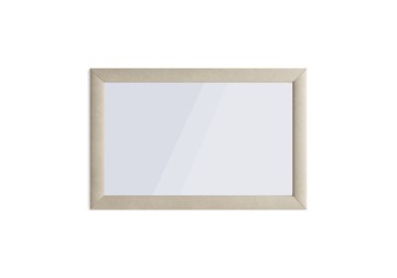 Зеркало прямоугольное 90х60, Замша кремовая в Петрозаводске
