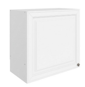 Кухонный шкаф Мишель под вытяжку L600 H566 (1 дв. гл.) эмаль (белый/белый) в Петрозаводске
