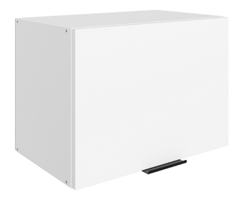 Настенный шкаф Стоун L500 Н360 (1 дв. гл.) (белый/джелато софттач) в Петрозаводске