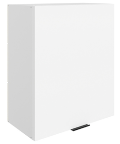 Навесной кухонный шкаф Стоун L600 Н720 (1 дв. гл.) (белый/джелато софттач) в Петрозаводске