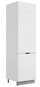Шкаф-пенал Стоун 2 L600 (2 дв.гл.) (белый/белая скала) в Петрозаводске