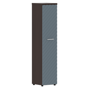 Шкаф TORR LUX TLHC 42.1 колонка с глухой дверью и топом 435х452х1958 Венге/ Серо-голубой в Петрозаводске