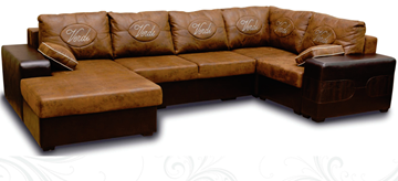 П-образный диван Verdi Плаза 405х210 в Петрозаводске