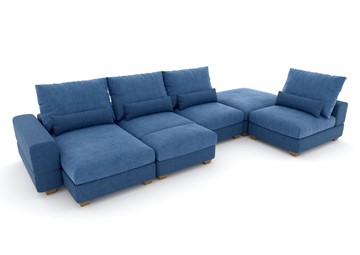 П-образный диван FLURE Home V-10-M П (П1+Д4+Д2+УС+ПС), Memory foam в Петрозаводске