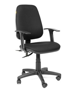 Кресло компьютерное CHAIRMAN 661 Ткань стандарт 15-21 черная в Петрозаводске