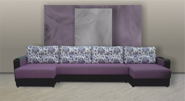 П-образный диван Виват Б Каре в Петрозаводске - изображение