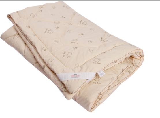 Стеганое одеяло ОВЕЧЬЯ ШЕРСТЬ в упаковке п-э вакуум в Петрозаводске - изображение