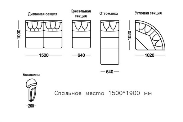 Угловая секция, Элита 21 Д в Петрозаводске - изображение