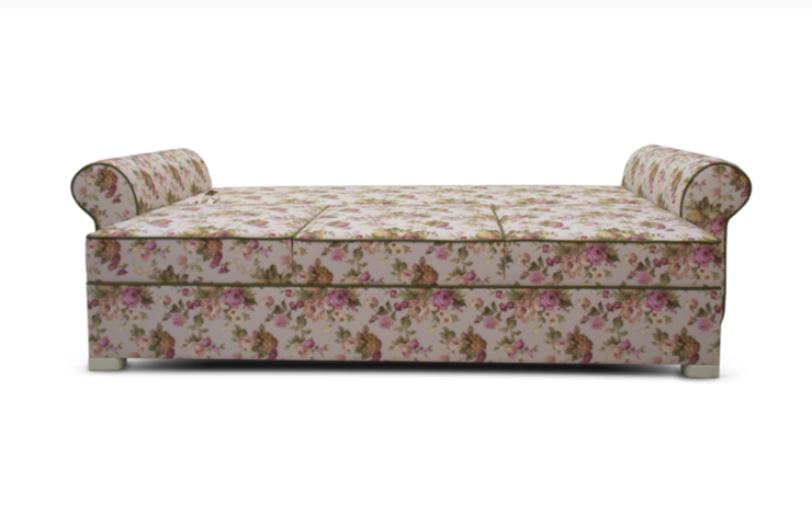 Прямой диван Ameli (Arcadia rose+shaggy green+glance bone) в Петрозаводске - изображение 4