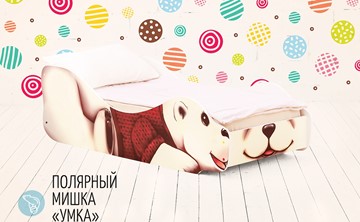 Кровать-зверёнок Полярный мишка-Умка в Петрозаводске - предосмотр