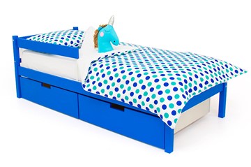 Детская кровать Skogen classic синяя в Петрозаводске