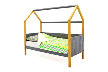 Детская кровать-домик «Svogen дерево-графит» мягкая в Петрозаводске