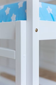 Двухэтажная детская кровать Домик с ящиками, цвет белый в Петрозаводске - предосмотр 4