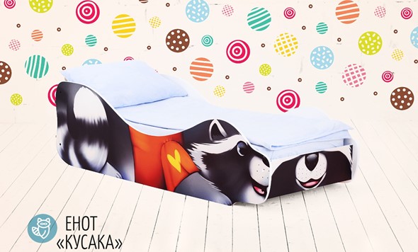 Кровать детская Енот-Кусака в Петрозаводске - изображение