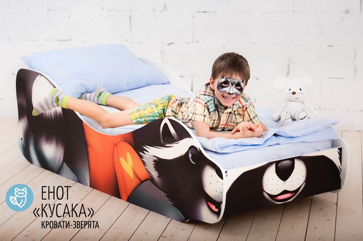 Кровать детская Енот-Кусака в Петрозаводске - изображение 1